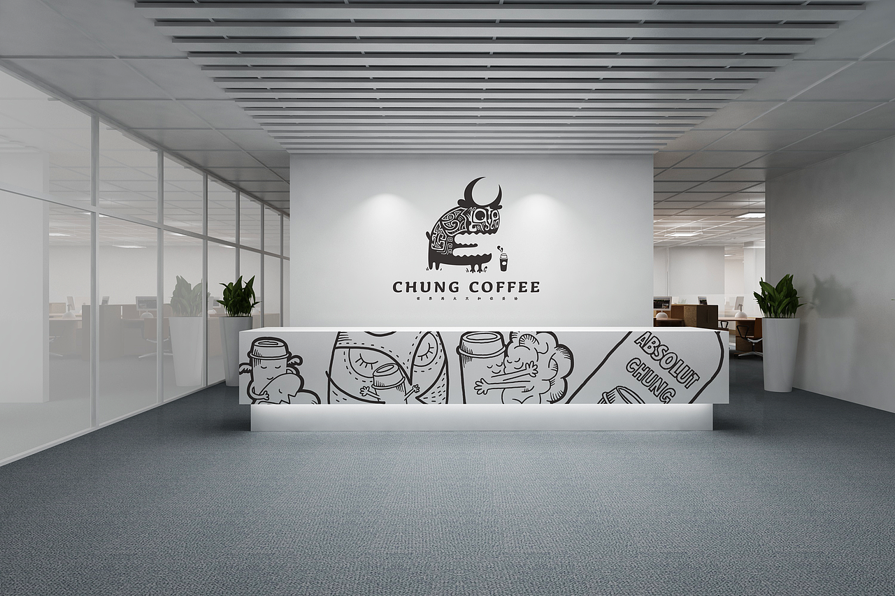 CHUNG COFFEE标志设计及延展（图ZMjA4MjA1MzI0） - Logo - 站酷设计师歪歪614原创素材 - 站酷ZCOOL