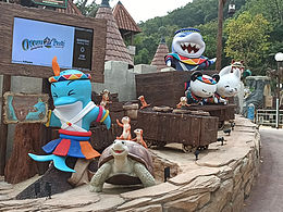 香港海洋公园新IP主题雕塑