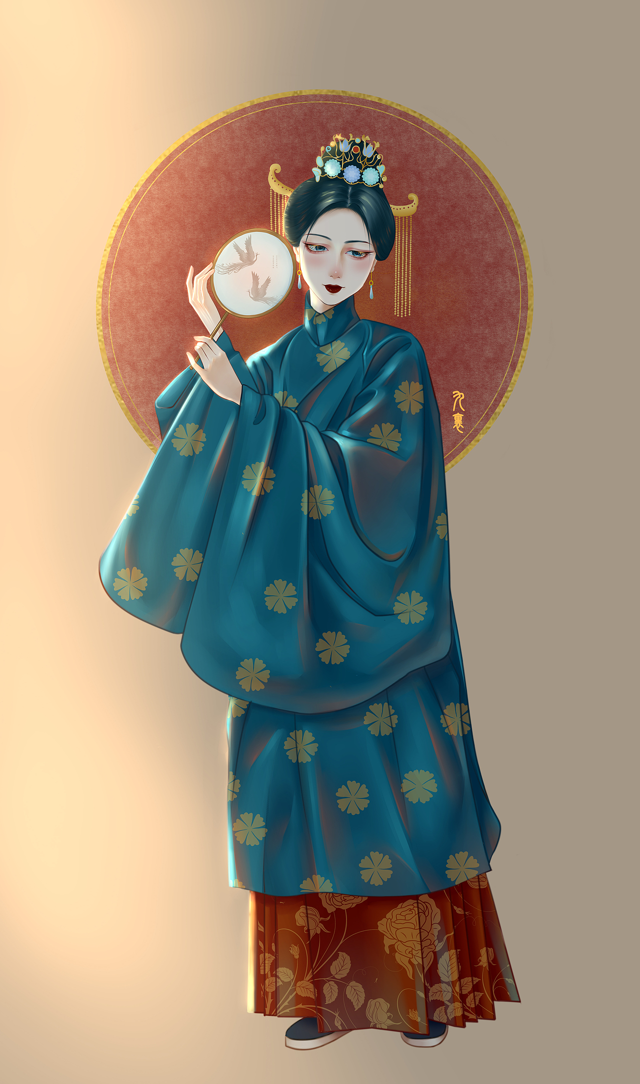 相思|插画|创作习作|蓝玄肆月_原创作品-站酷zcool