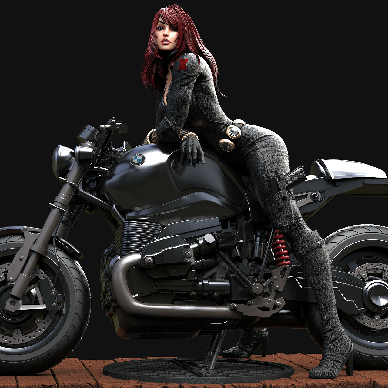 Black Widow 3D角色建模