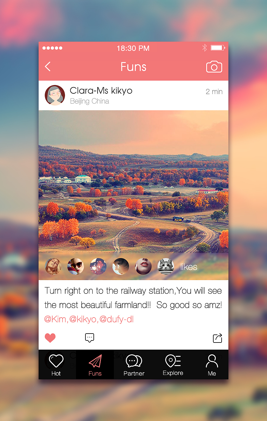 视觉版fanfuns（图ZMTk2MDk4NzY=） - APP界面 - 站酷设计师我就是妹纸原创素材 - 站酷ZCOOL