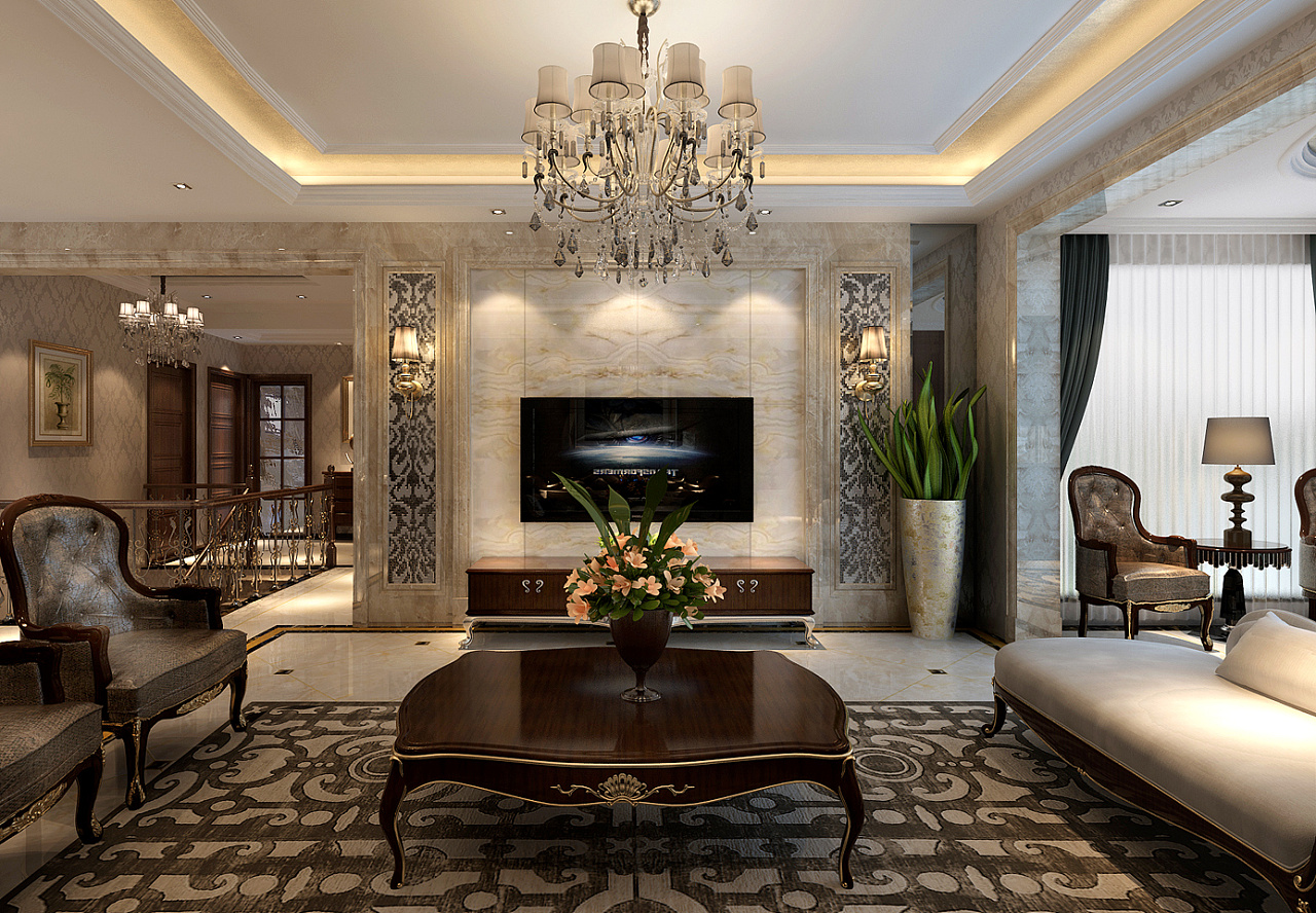 贵阳中航城别墅装修效果图|空间|室内设计|惊醒的梦 - 原创作品