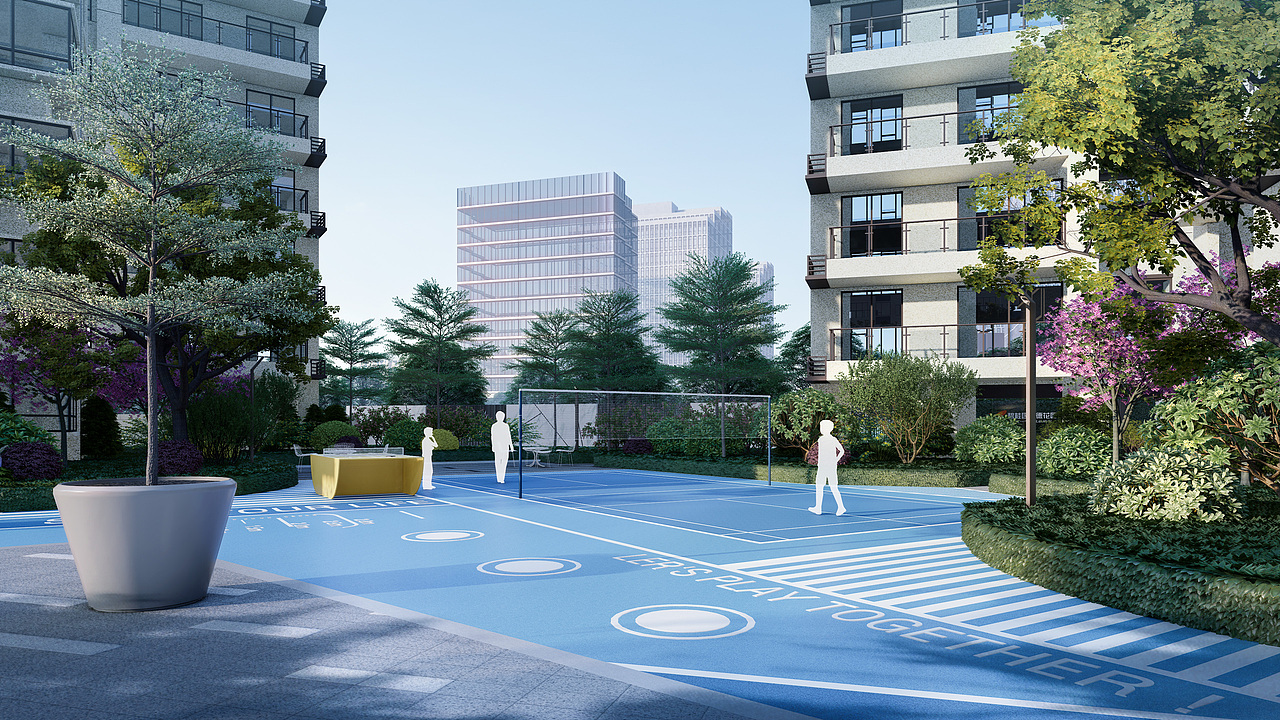 lumion渲染大区景观效果图（图ZMjEzNjE1NjM2） - 景观设计 - 站酷设计师沉默DCong原创素材 - 站酷ZCOOL