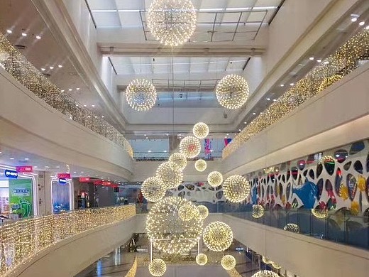 大型购物广场中庭吊饰定制专业制作工厂铭星厂家一条龙
