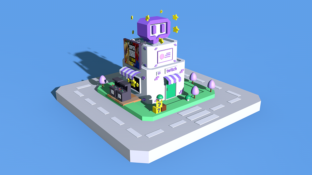 场景练习（图ZMTY3OTEzNDMy） - 建筑/空间 - 站酷设计师雪狼的怒吼原创素材 - 站酷ZCOOL