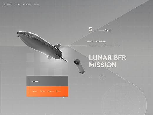 spacex website design