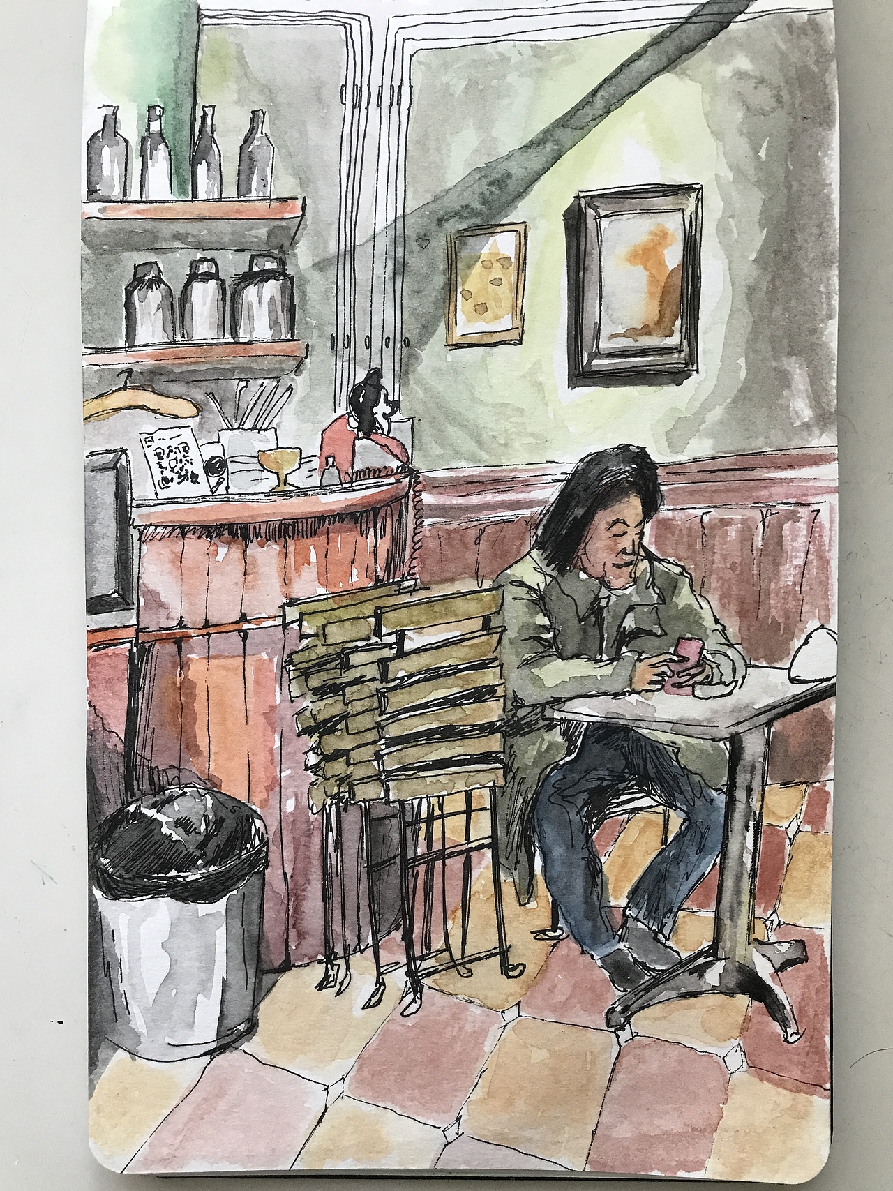 钢笔水彩速写（图ZMTg5MjE0NDk2） - 创作习作 - 站酷设计师李Jarvis原创素材 - 站酷ZCOOL