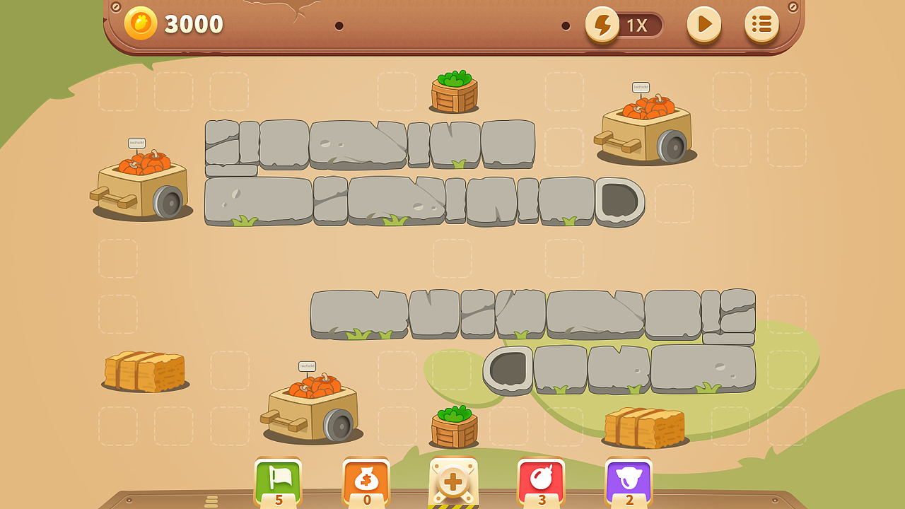 保卫萝卜2场景设计（图ZNjQ0OTA4MDg=） - 创作习作 - 站酷设计师微末与岸原创素材 - 站酷ZCOOL