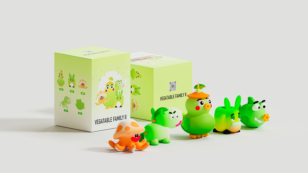 vegetable family II｜原创IP设计（图ZMzE2MTcxMzEy） - IP形象 - 站酷设计师哆啦喂梦原创素材 - 站酷ZCOOL