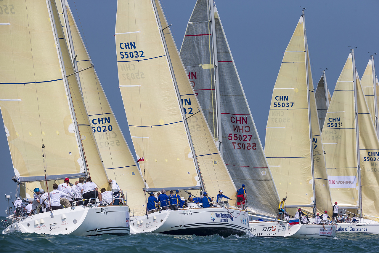 中国杯帆船赛赛事照片