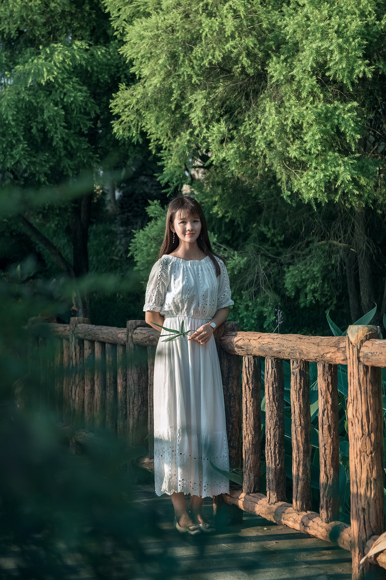 荷花小清新人像