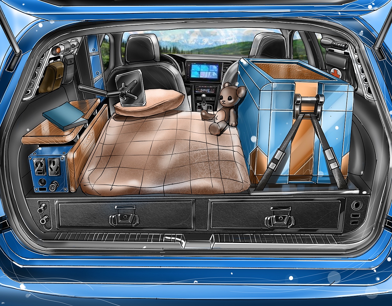 捷达VS7的后备箱能有多精彩（图ZMjQ4MjYxNDI4） - 交通工具 - 站酷设计师William7770原创素材 - 站酷ZCOOL