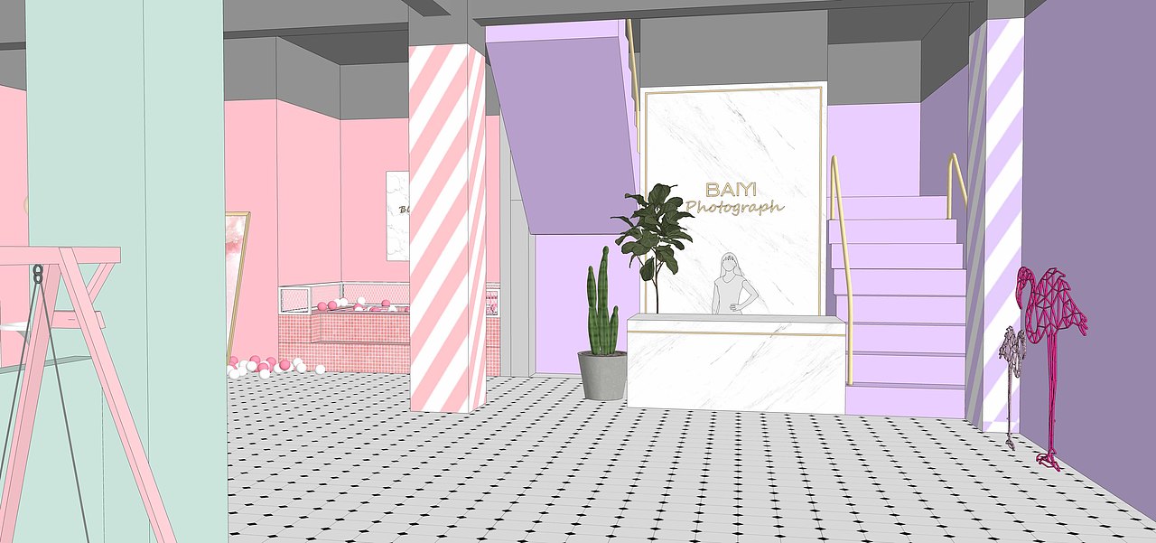 店铺设计丨摄影工作室外建筑及室内设计