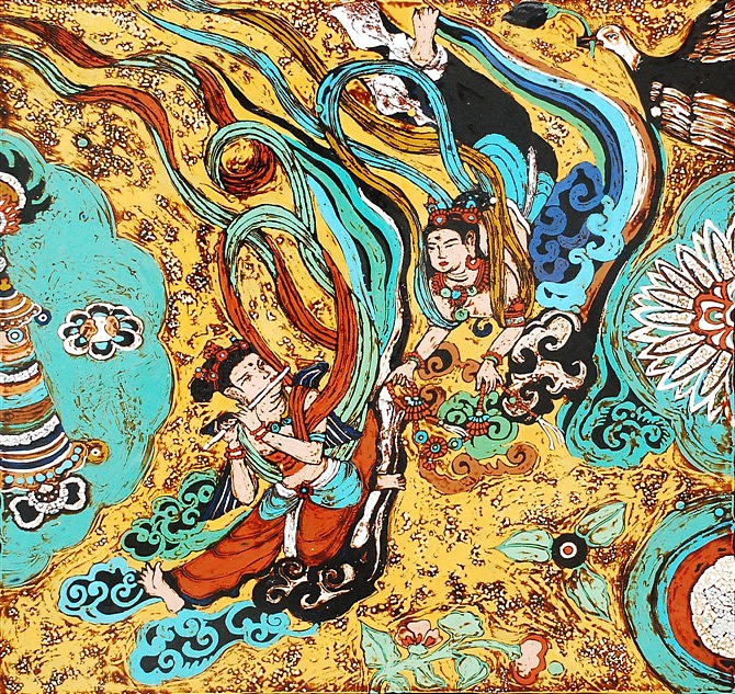 大学时代班级漆画（图ZMTA0NDg0NzI=） - 绘画 - 站酷设计师447355788lay原创素材 - 站酷ZCOOL