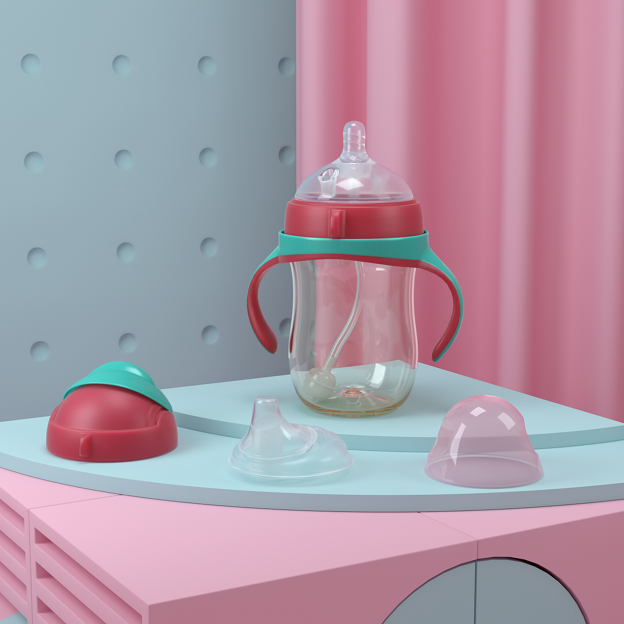 奶壺產品效果圖渲染（圖ZMTIxMTA2Nzcy） - 生活用品 - 站酷設計師Ralph_liu原創(chuàng)素材 - 站酷ZCOOL