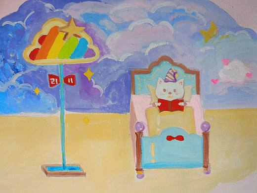 彩虹云落地灯概念设计（个人主页-ZNjQwNTk2MDQ=） - 概念设定 - 站酷设计师音黎子原创素材 - 站酷ZCOOL