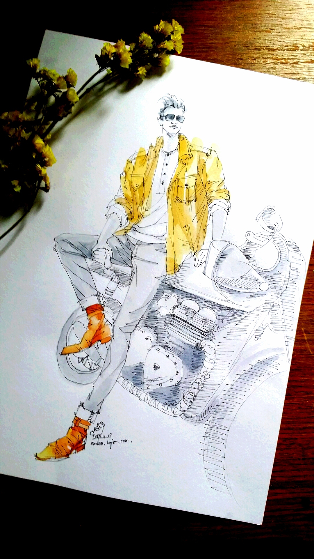 时尚插画(男装)