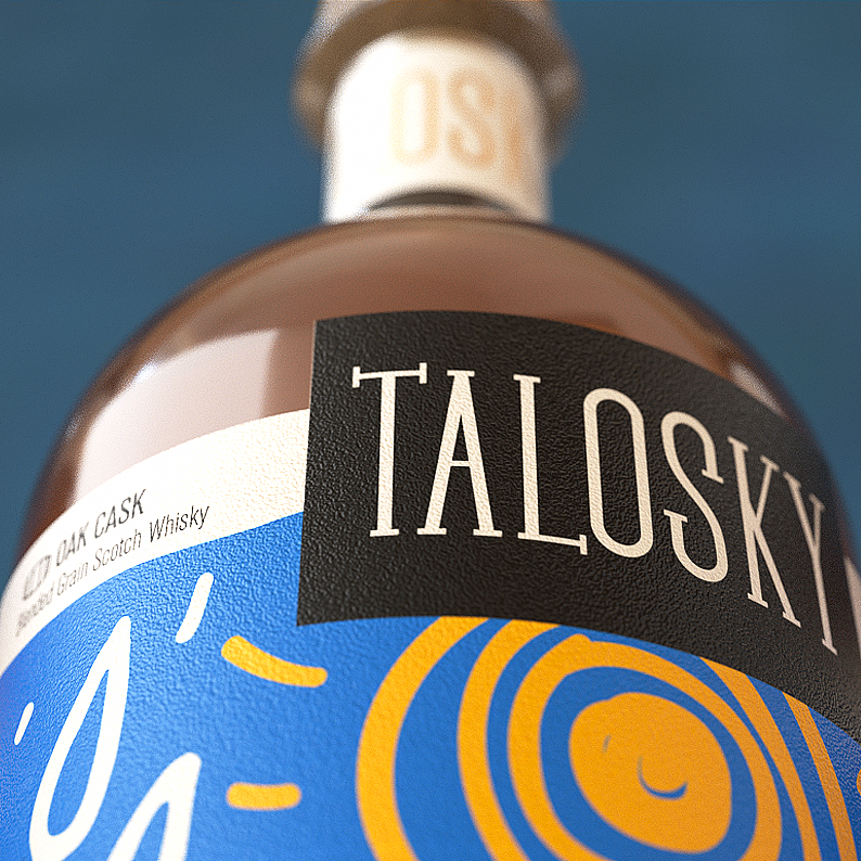 博创／TALOSKY调和威士忌包装（图ZMjA1MzM3Mjc2） - 包装 - 站酷设计师博创设计原创素材 - 站酷ZCOOL