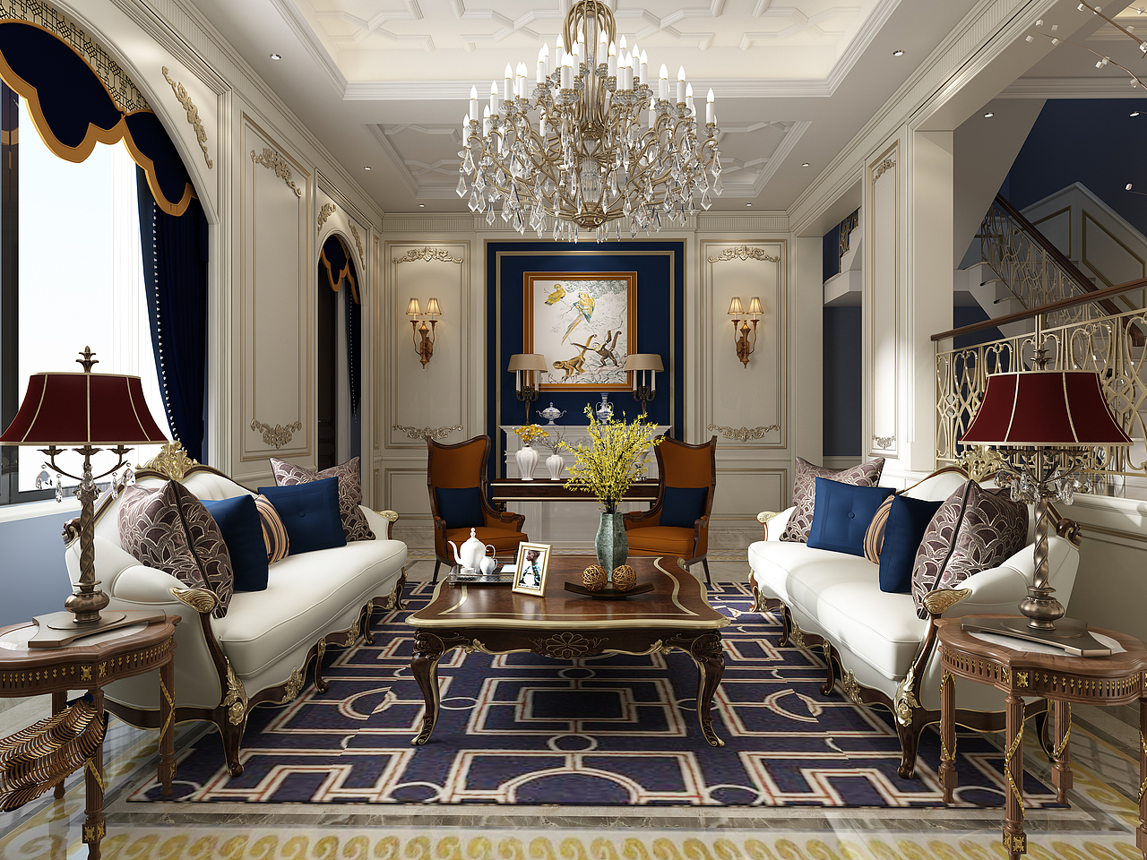 法式（图ZODE3MDQyNTI=） - 家装设计 - 站酷设计师李轧扎原创素材 - 站酷ZCOOL