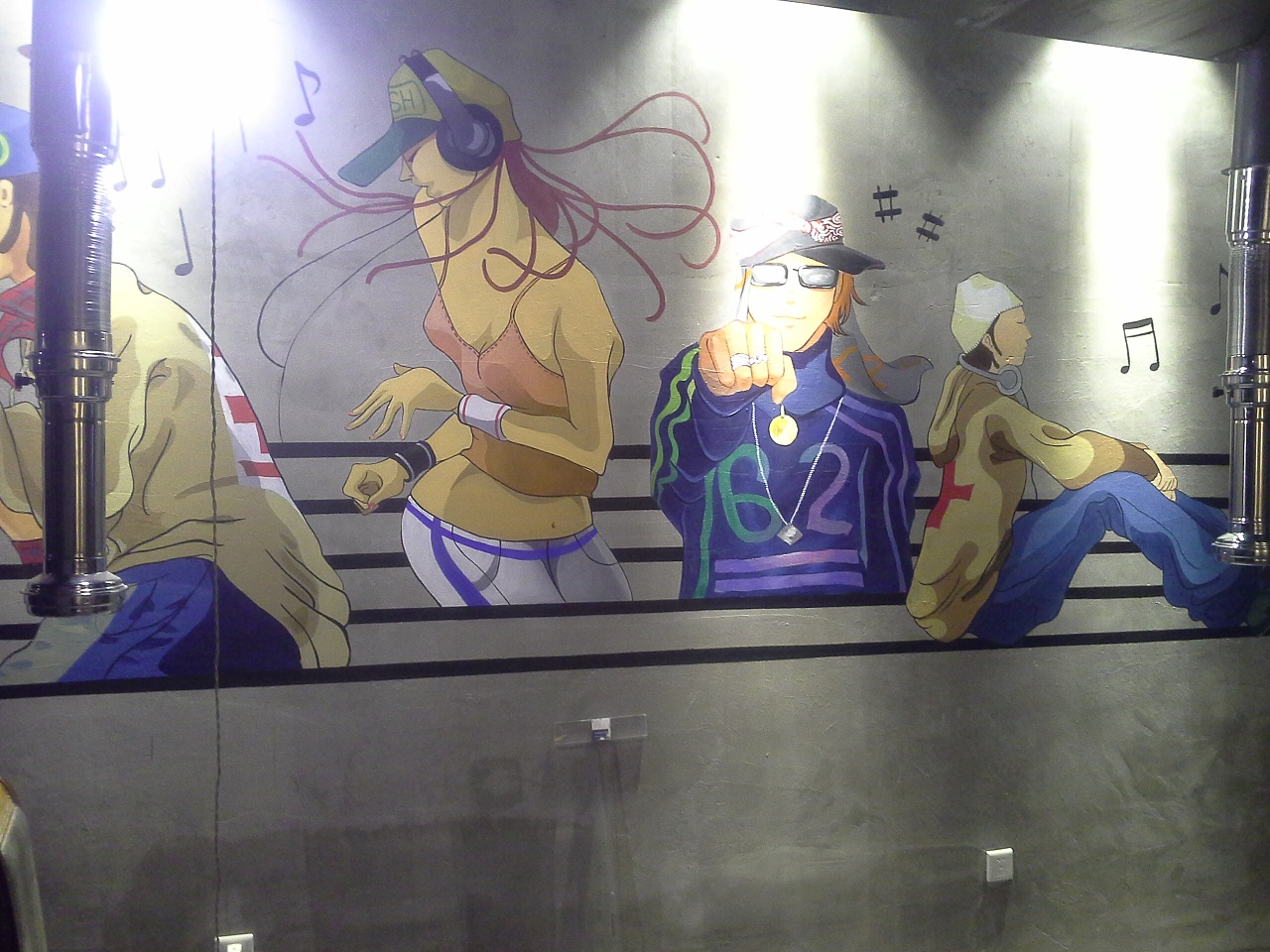 硬山艺制·沈阳吖咪咕滴韩国烤肉店·墙绘