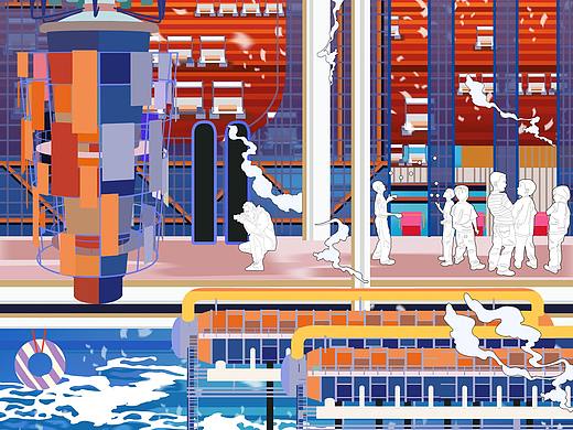 蔚蓝漂浮——湿地公园的岭南海洋文化体验式设计