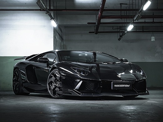 汽车摄影:兰博基尼 lp700 黑武士