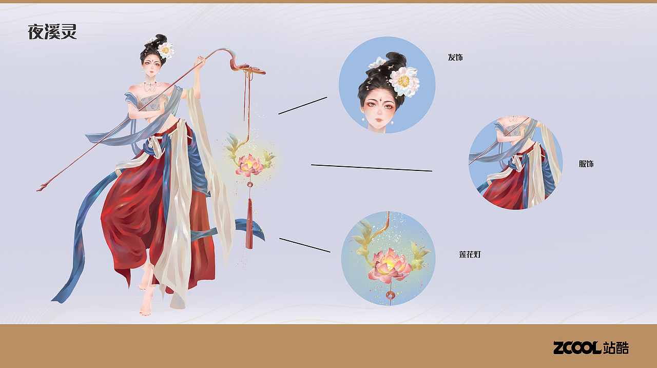 【大话西游角色焕新】夜溪灵（图ZMjYyNTExMTgw） - IP形象 - 站酷设计师妖触yao原创素材 - 站酷ZCOOL