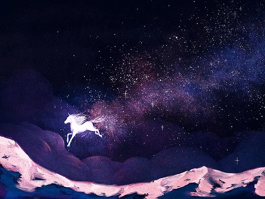 天马降临划破了长空（个人主页-ZNDI4MTQxNDA=） - 创作习作 - 站酷设计师小粉光原创素材 - 站酷ZCOOL
