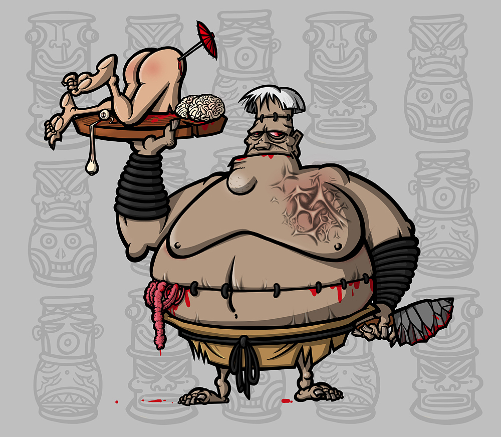 食人族部落猪骨力