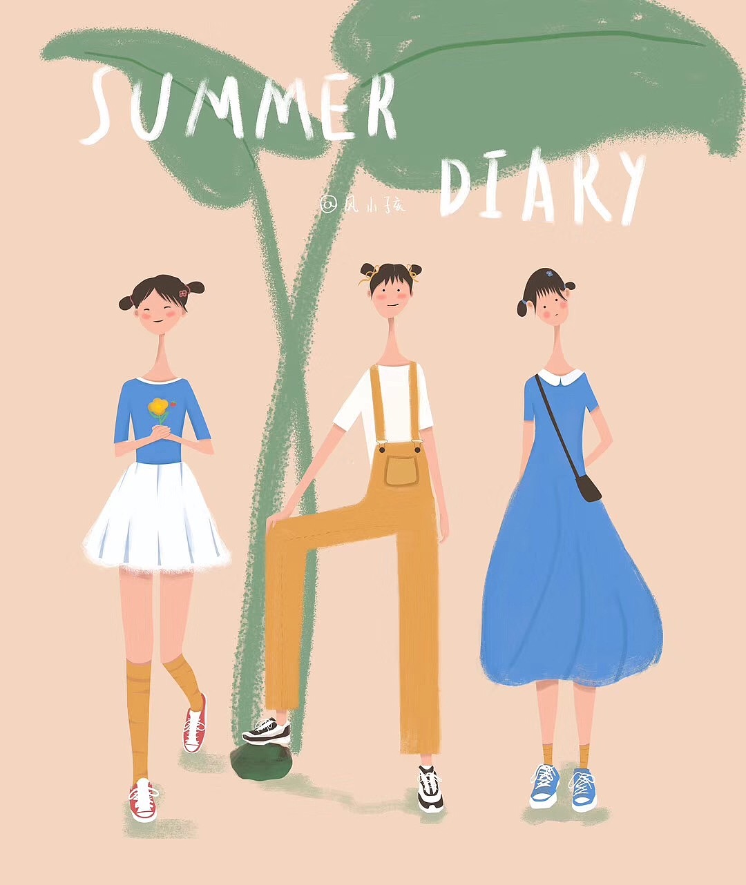 2019插画练习总结（图ZMTk2NTQ1MTA0） - 创作习作 - 站酷设计师风小孩原创素材 - 站酷ZCOOL