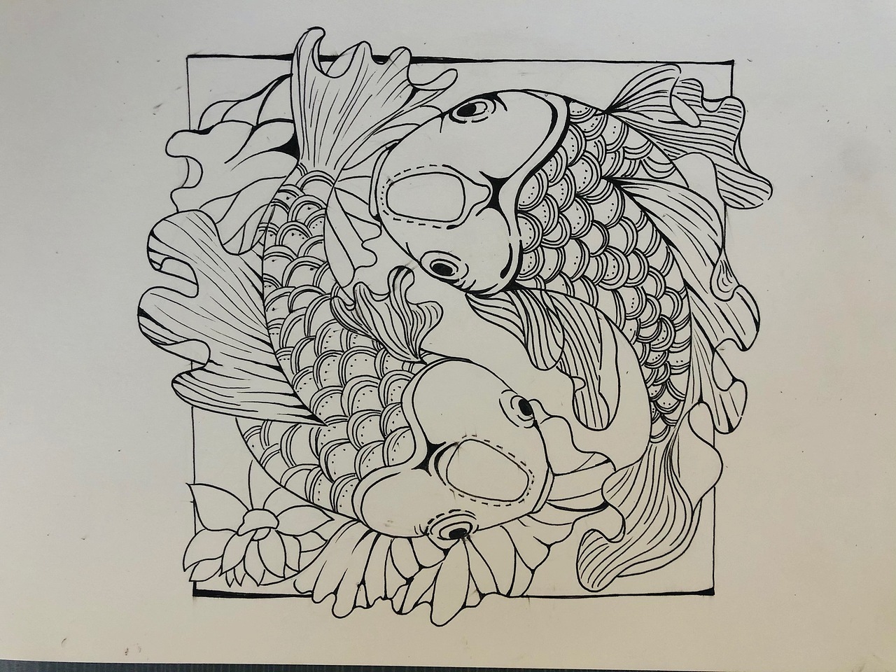 马克笔鲤附过程