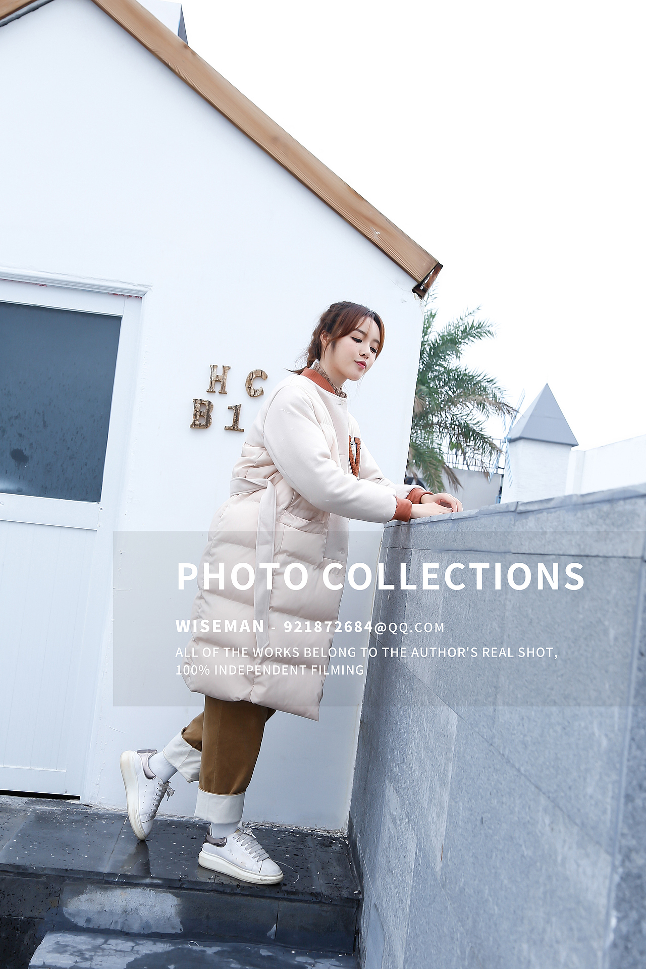 女装冬季拍摄 基地少许积水,请各位看官欣赏哈