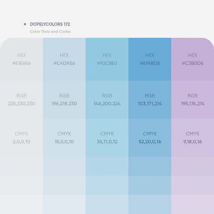 一组很不错的渐变配色参考,值得收藏!
