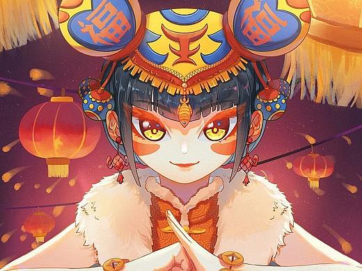 新年快樂~（個人主頁-ZNTc3MjExODg=） - 創(chuàng)作習作 - 站酷設計師牧童921原創(chuàng)素材 - 站酷ZCOOL