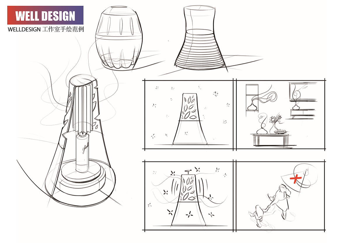工业设计手绘（图ZOTYzMzAwNDA=） - 其他工业/产品 - 站酷设计师WellDesignStudio原创素材 - 站酷ZCOOL