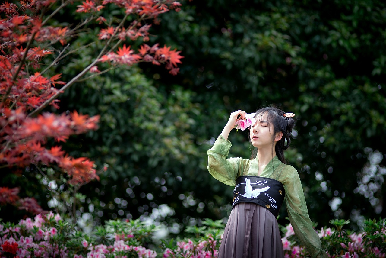 随拍南京上巳汉服活动 一只萌妹|摄影|人像摄影|秋月半弯_原创作品