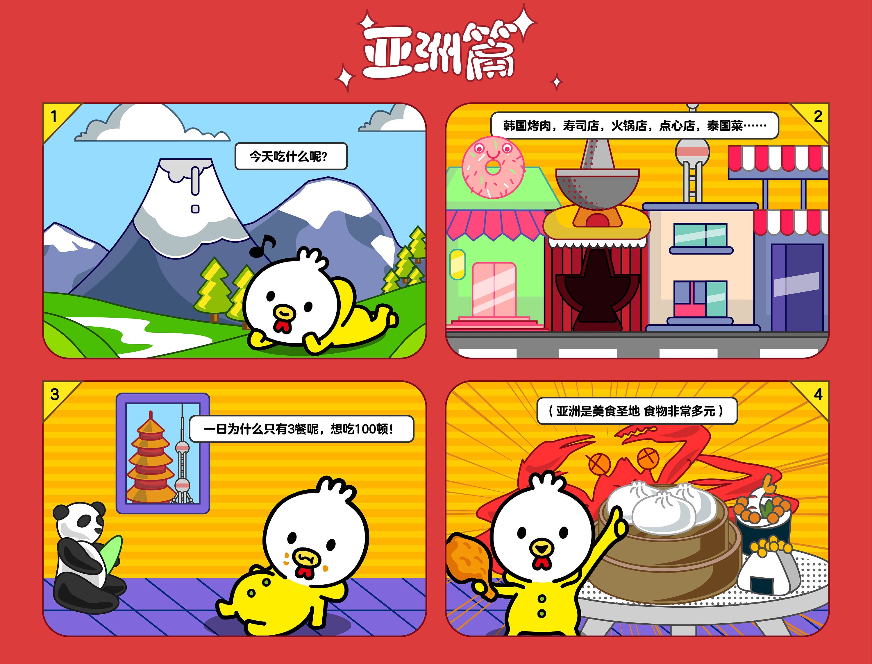 德克士小吉漫游世界|插画|商业插画|王仙鹤 - 原创作品 - 站酷 (zcool