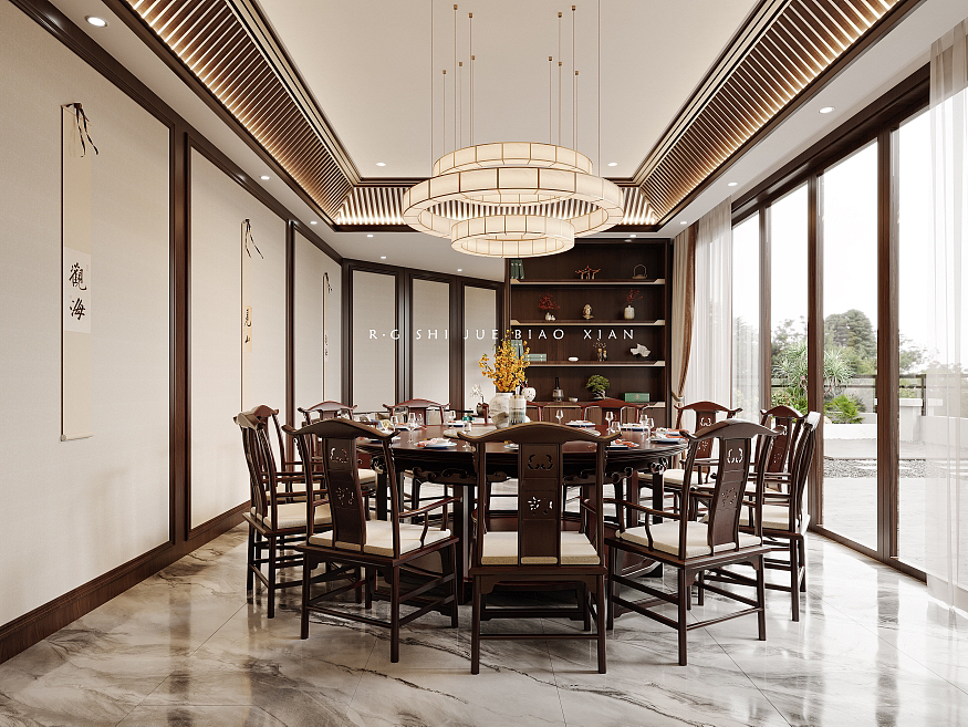 「新中式包厢」效果表现