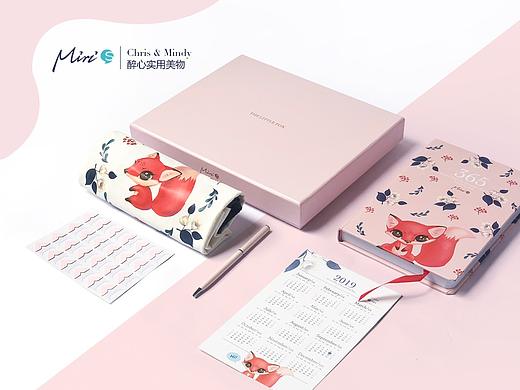 小狸花原创插画笔记本手帐本