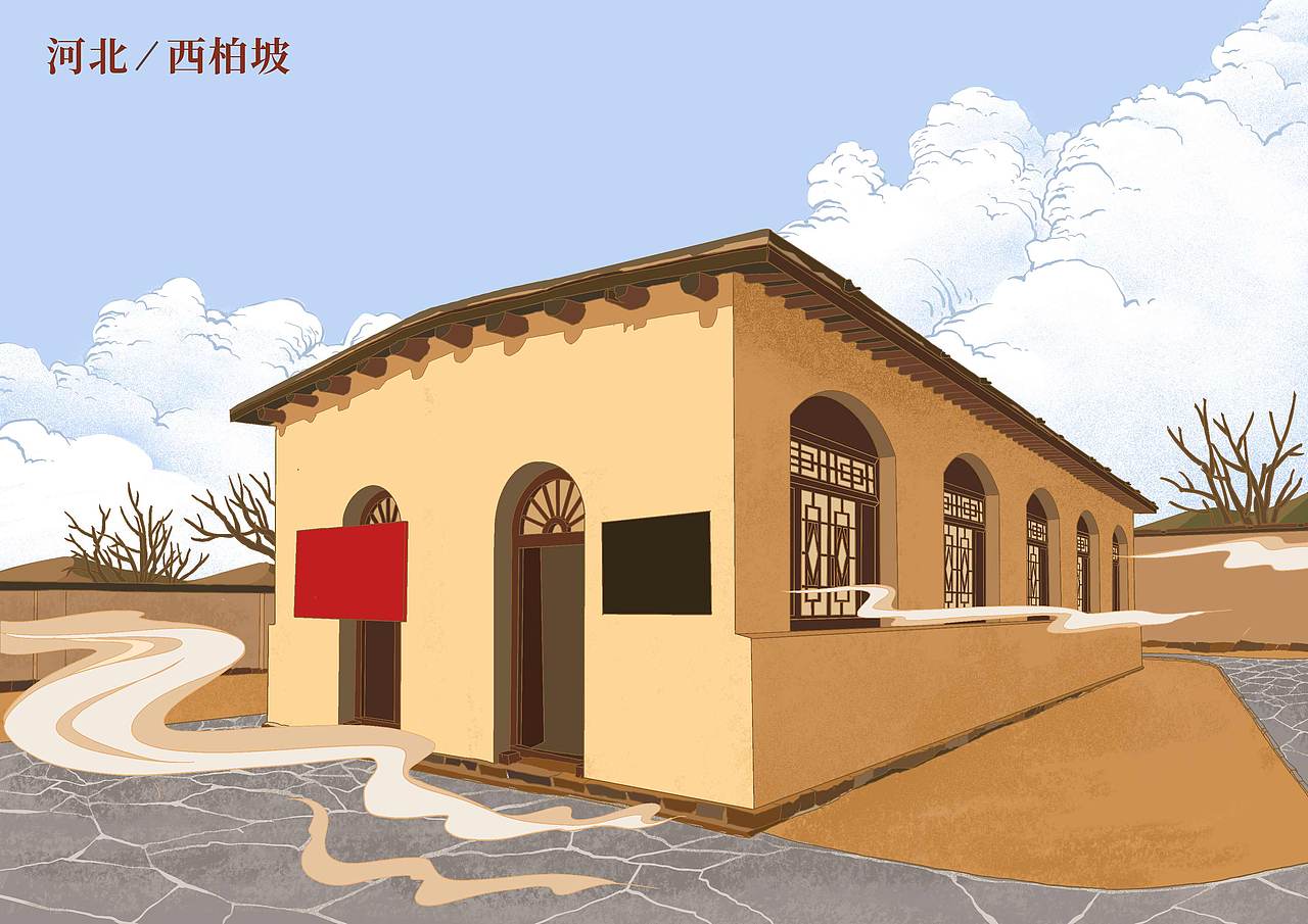 地标景点（图ZMjczOTA4NDY4） - 艺术插画 - 站酷设计师航雨墨斋原创素材 - 站酷ZCOOL