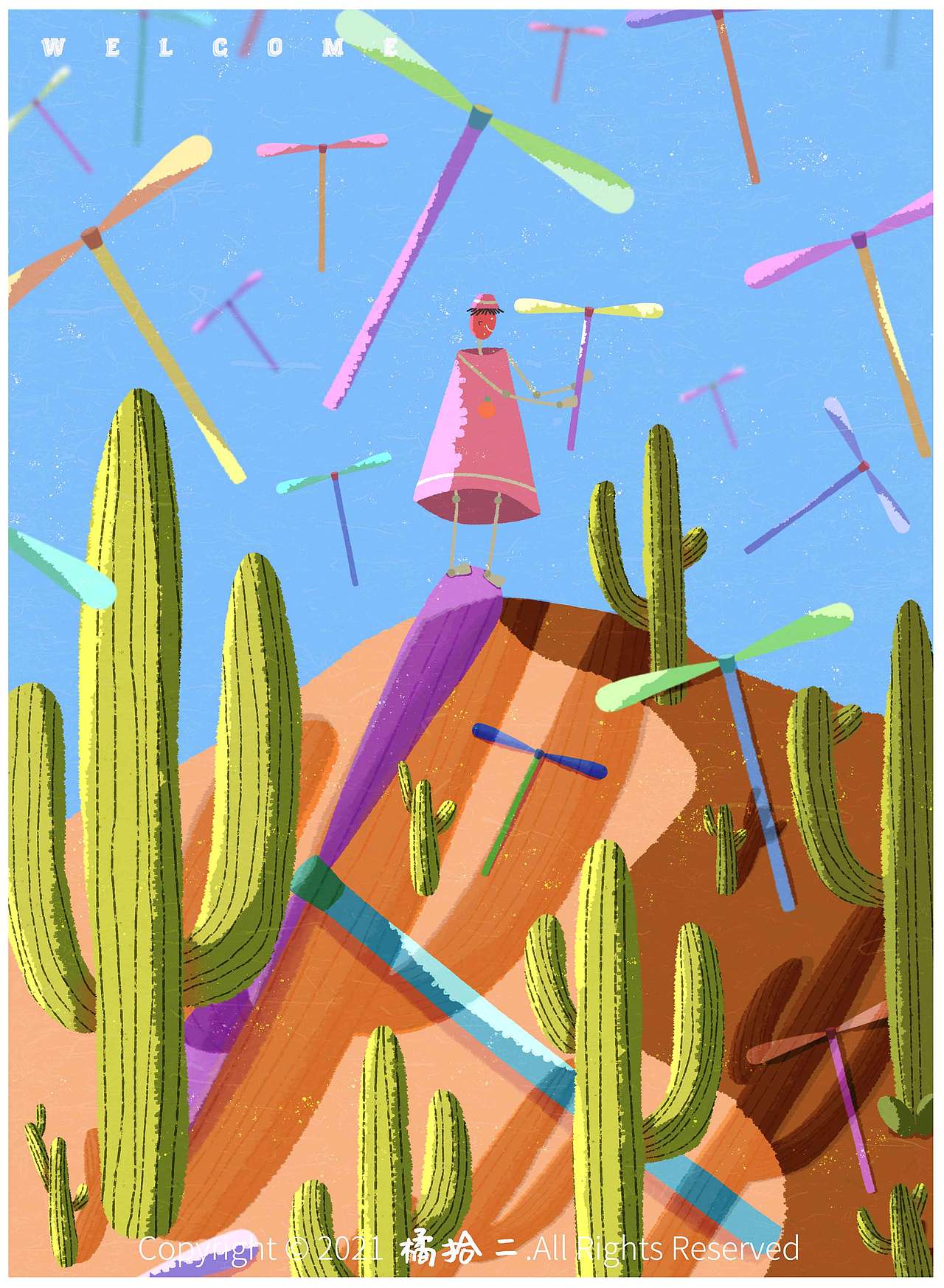 沙漠里
竹蜻蜓会带我飞么