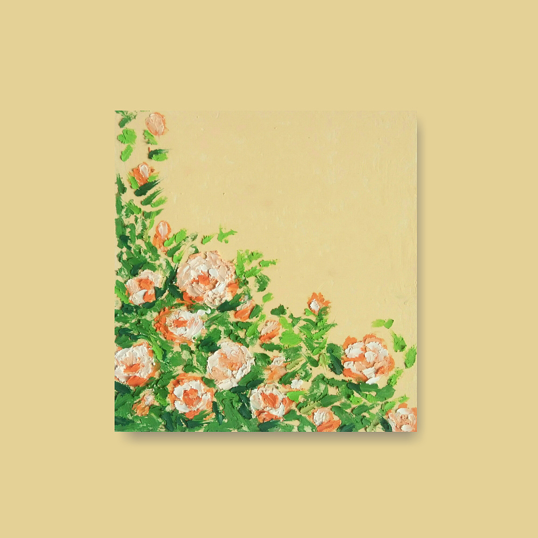 油画棒「花」。（图ZMjE2MTgyMDQw） - 艺术插画 - 站酷设计师BonbonLY原创素材 - 站酷ZCOOL