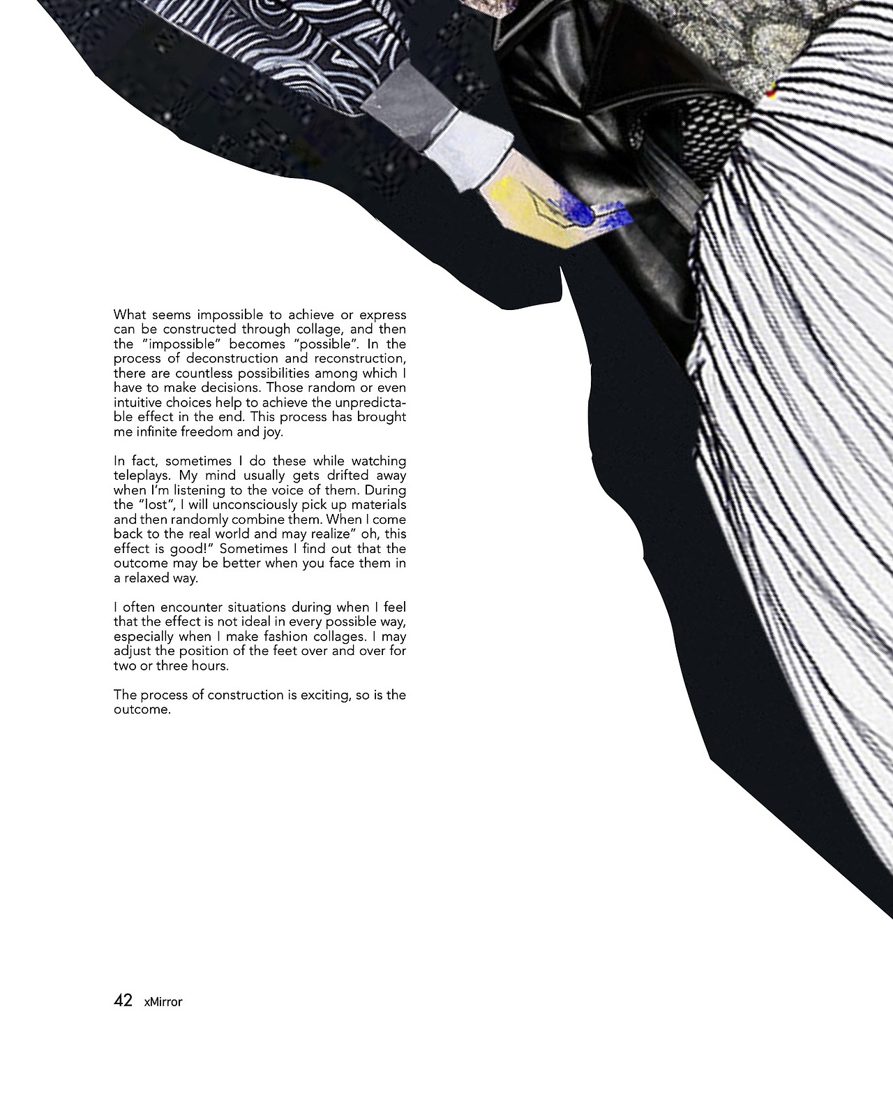 (平面设计）学生杂志 X mirror 03