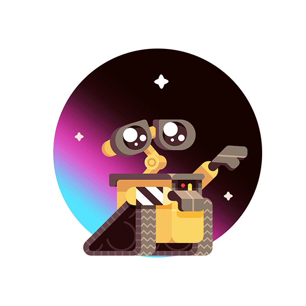 WuLi-WALL·E 瓦力（图ZNTAwMDM4NjQ=） - 图案 - 站酷设计师天使coco原创素材 - 站酷ZCOOL