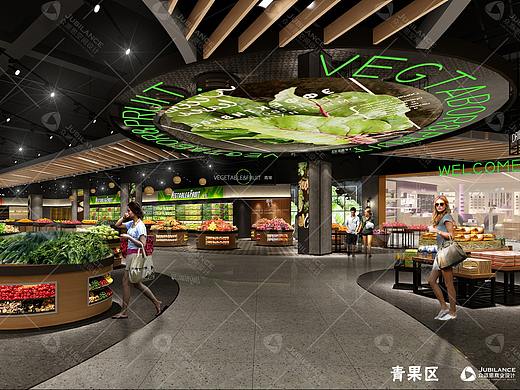 重庆百货融创店超市设计-众派思商业设计