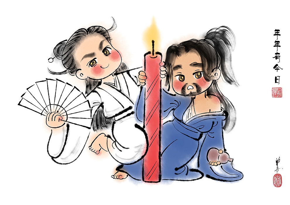 《山河令》百图计划第二弹！（图ZMjYzNjE5NTg0） - 创作习作 - 站酷设计师单丹丹SHAN原创素材 - 站酷ZCOOL