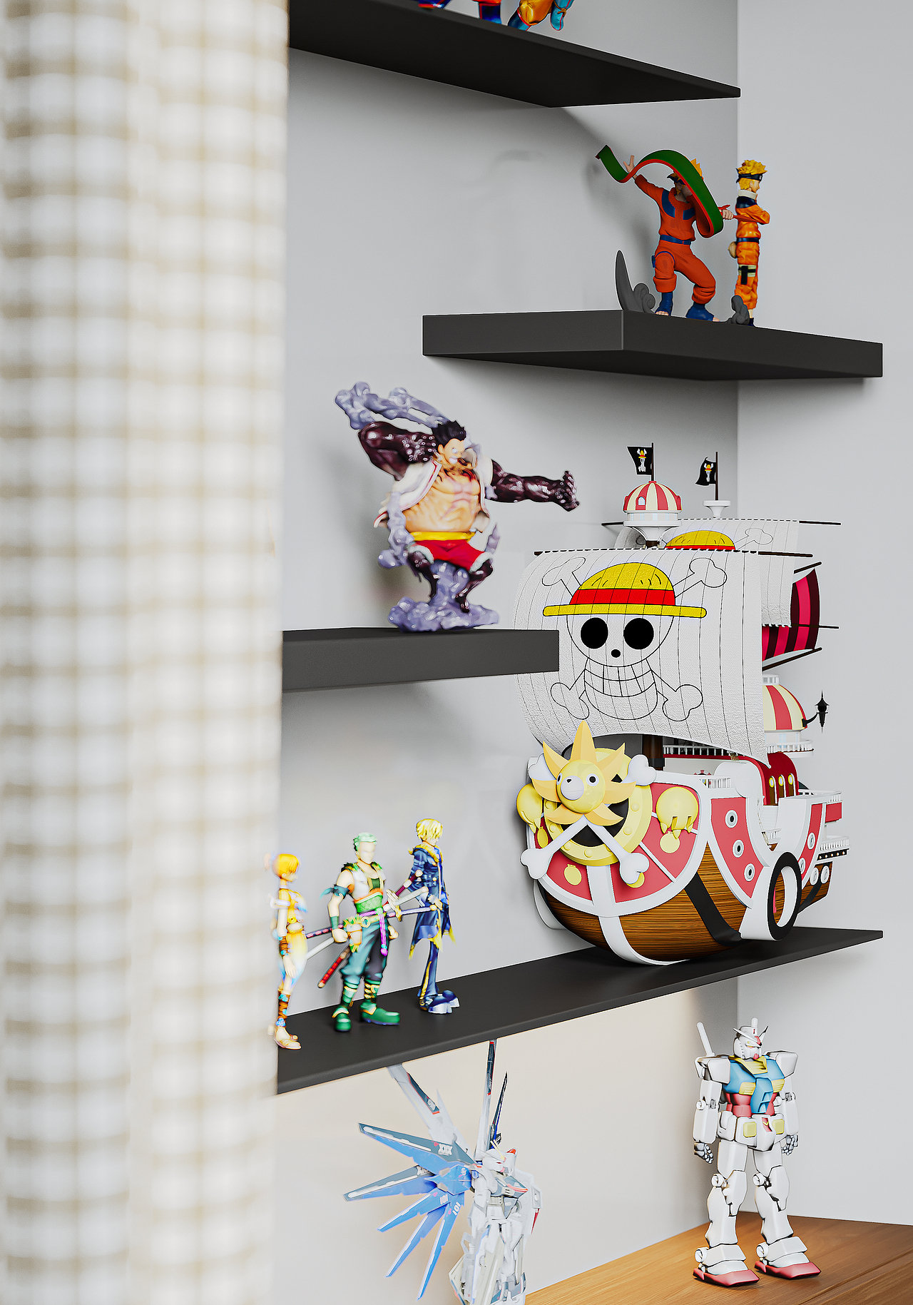 书房空间（图ZMzE0NTU5OTU2） - 家装设计 - 站酷设计师CGI黑崎原创素材 - 站酷ZCOOL