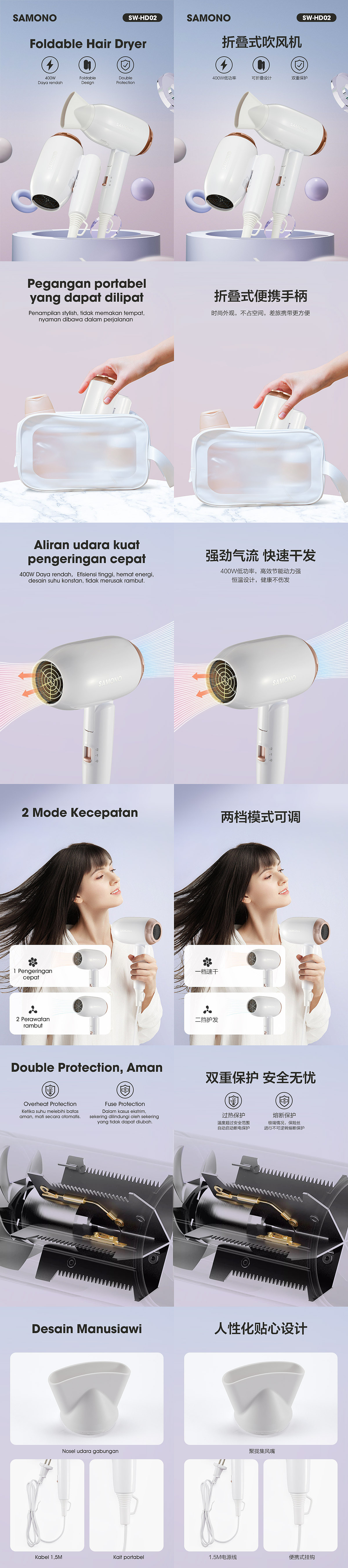 跨境电商吹风机产品图片拍摄详情页设计亚马逊主图A+（图ZMzY1MTYzNTg0） - 电商 - 站酷设计师广州万物文化原创素材 - 站酷ZCOOL