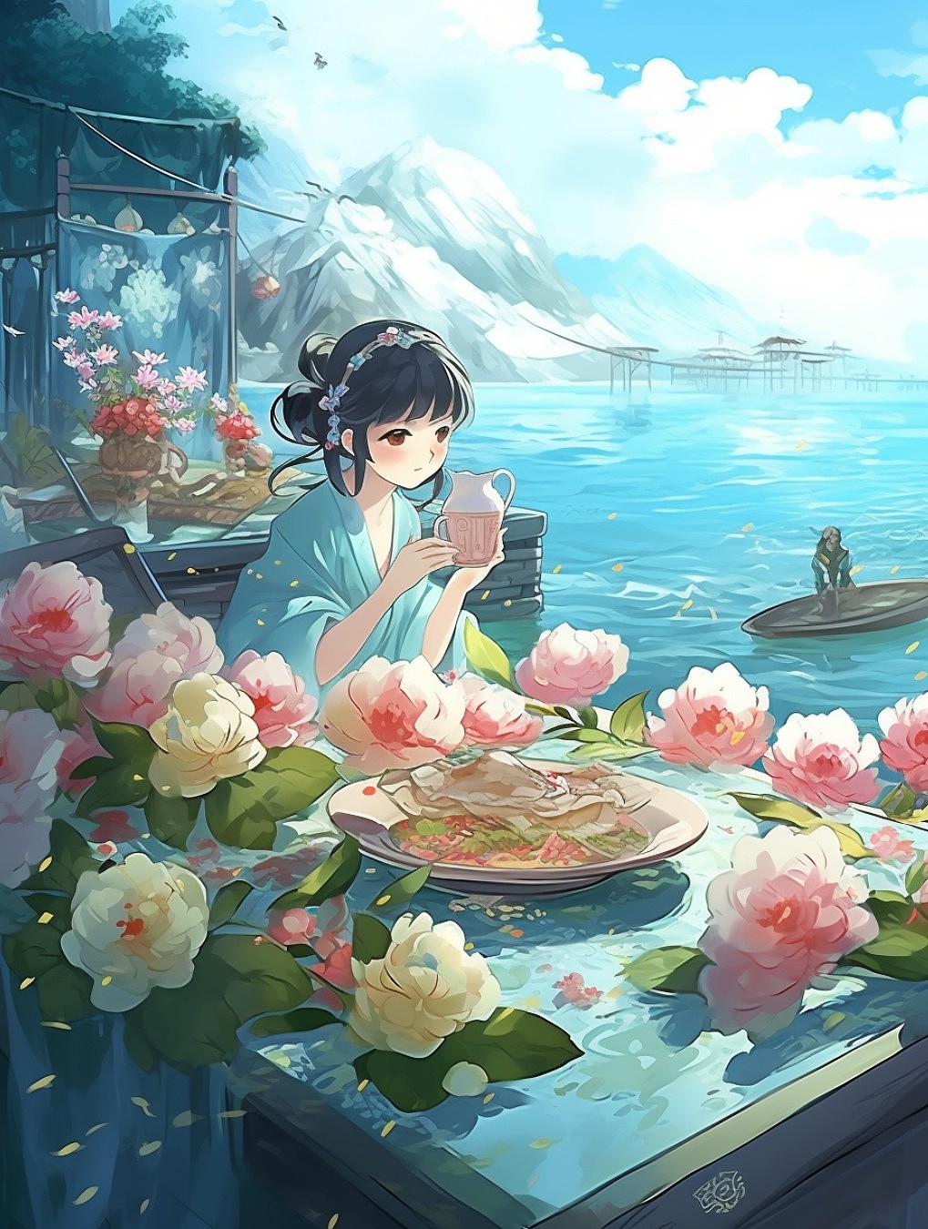 MIDJOURNEY AI生成插画