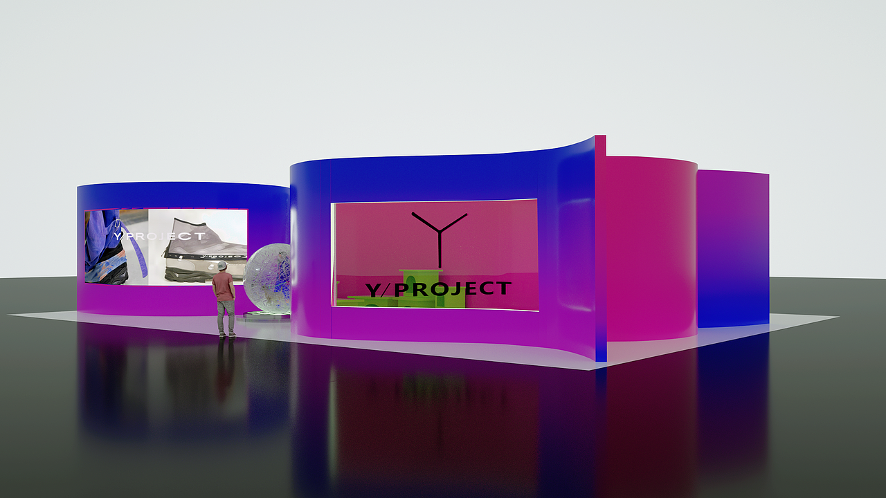 服装品牌快闪店设计（图ZMzE5NTU2MTMy） - 展陈设计 - 站酷设计师mino1995原创素材 - 站酷ZCOOL